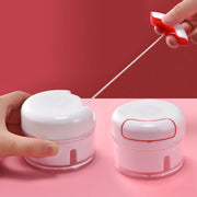 manual food processor garlic chopper, view 3 - MRSLM