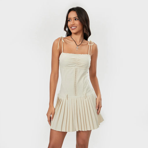 Fairycore spaghetti strap mini dress, view 2 - MRSLM
