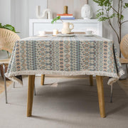 geometric jacquard bohemian tablecloth - MRSLM