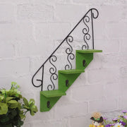 scandinavian iron hanging hook shelf, view 3 - MRSLM
