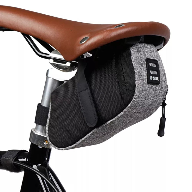 compact reflective cycling saddle bag, view 12 - MRSLM
