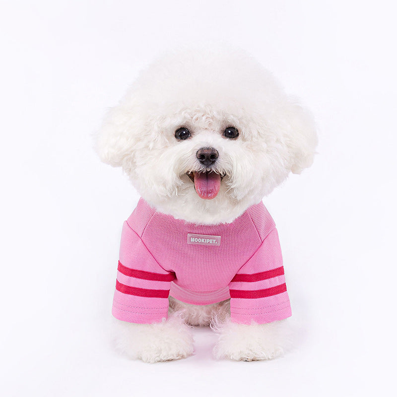 pink dog sweatshirt, view 3 - MRSLM