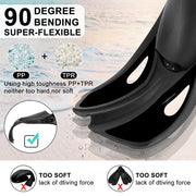 Adjustable travel snorkel fins, view 9 - MRSLM