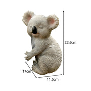 outdoor koala garden statue, view 2 - MRSLM