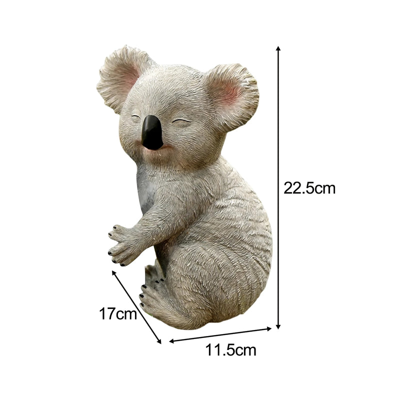 outdoor koala garden statue, view 2 - MRSLM