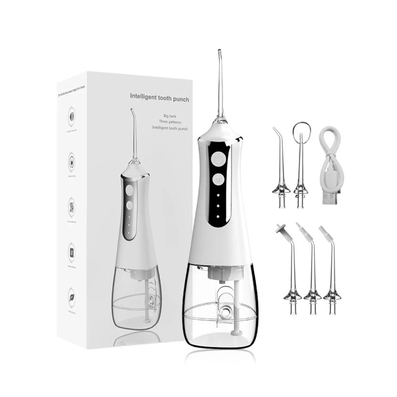 usb rechargeable water flosser, view 3 - MRSLM