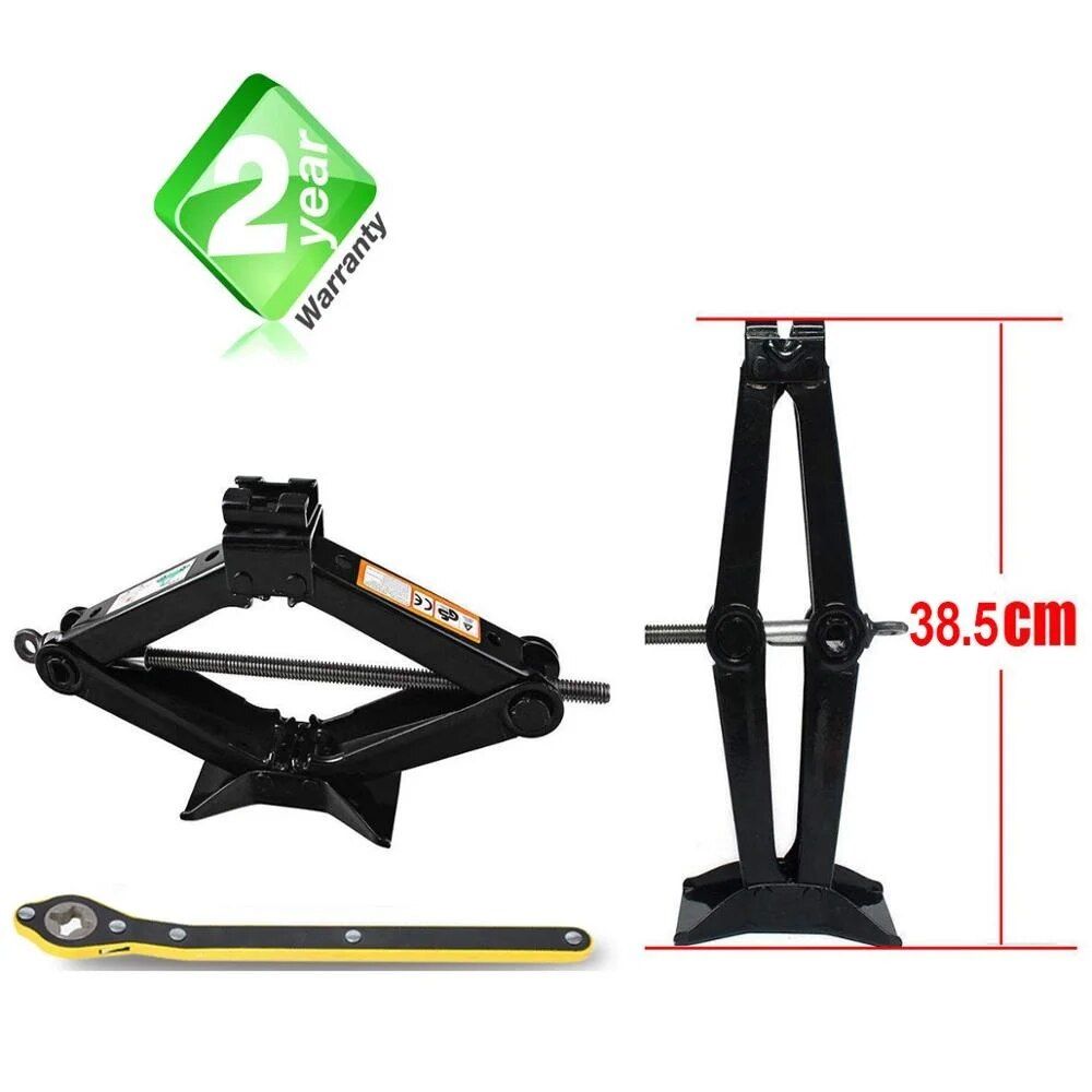 2 Ton Portable Folding Car Jack & Tire Repair Kit