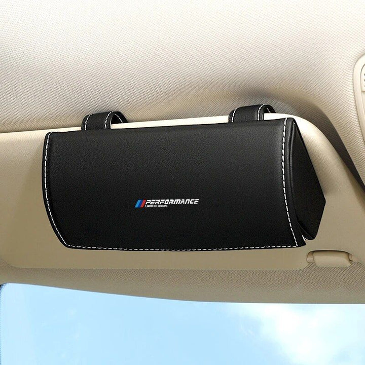 Luxury Car Sun Visor Sunglasses Holder