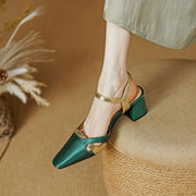 square heel ankle strap sandals, view 9 - MRSLM