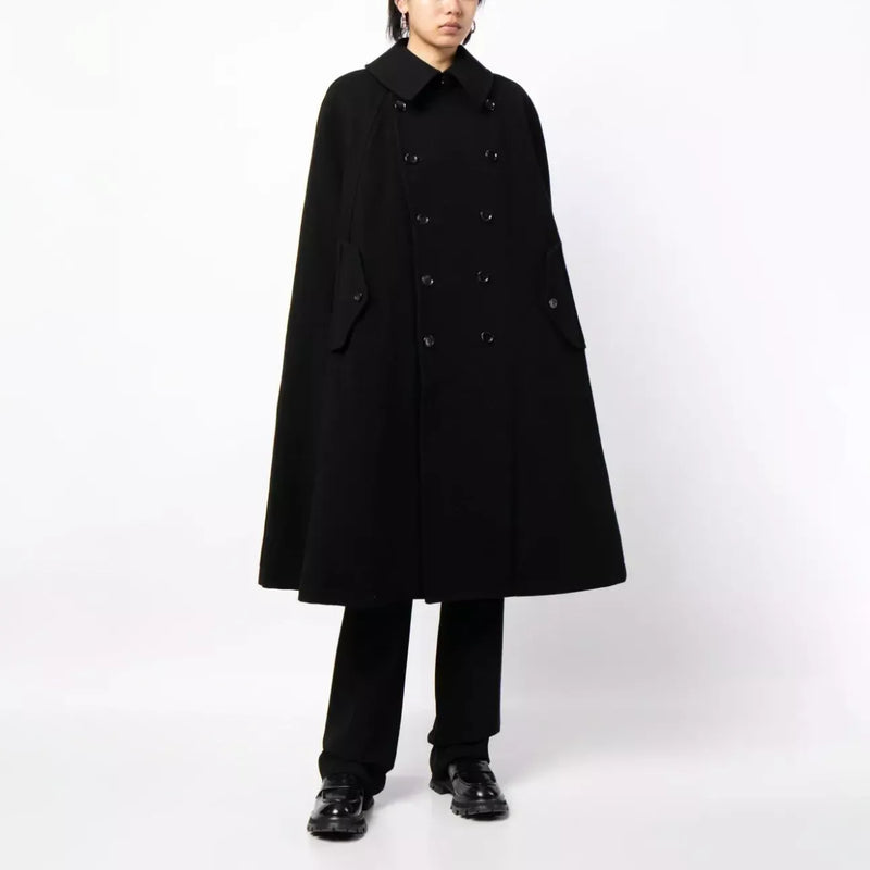 elegant cape style shawl overcoat, view 2 - MRSLM