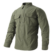 Quick-drying multi-pocket outdoor shirt, view 4 - MRSLM
