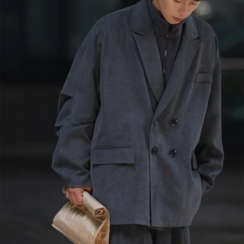 Men's oversized double breasted blazer - MRSLM