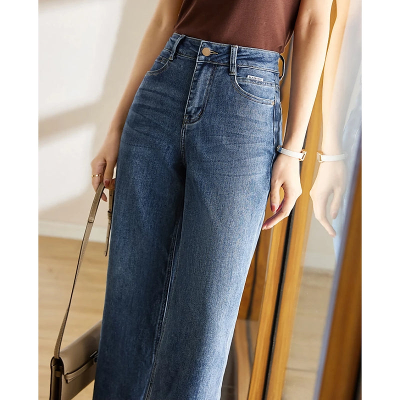 vintage straight leg jeans for women, view 5 - MRSLM