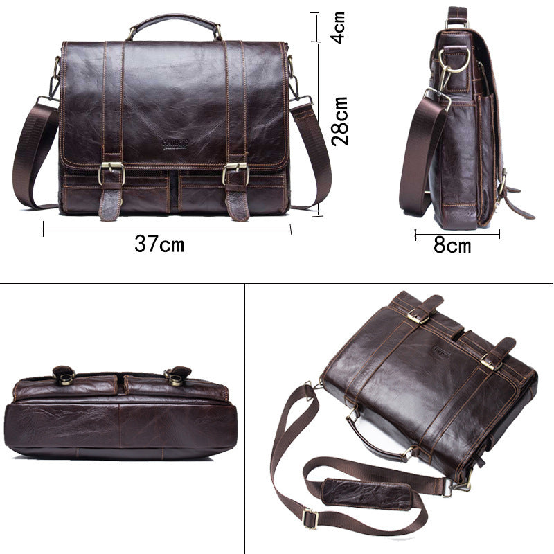 large men's business briefcase, view 2 - MRSLM