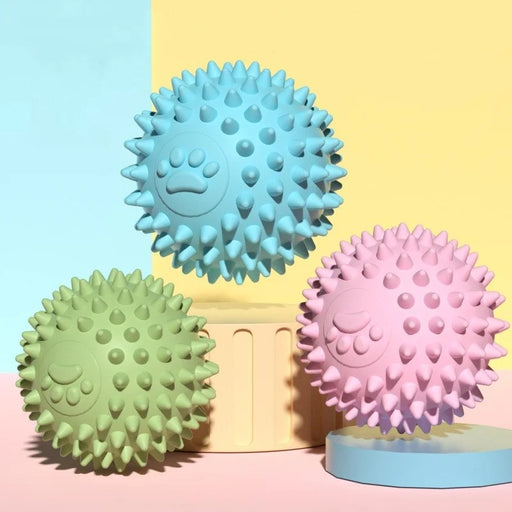 interactive rubber chew ball for dogs and cats - MRSLM