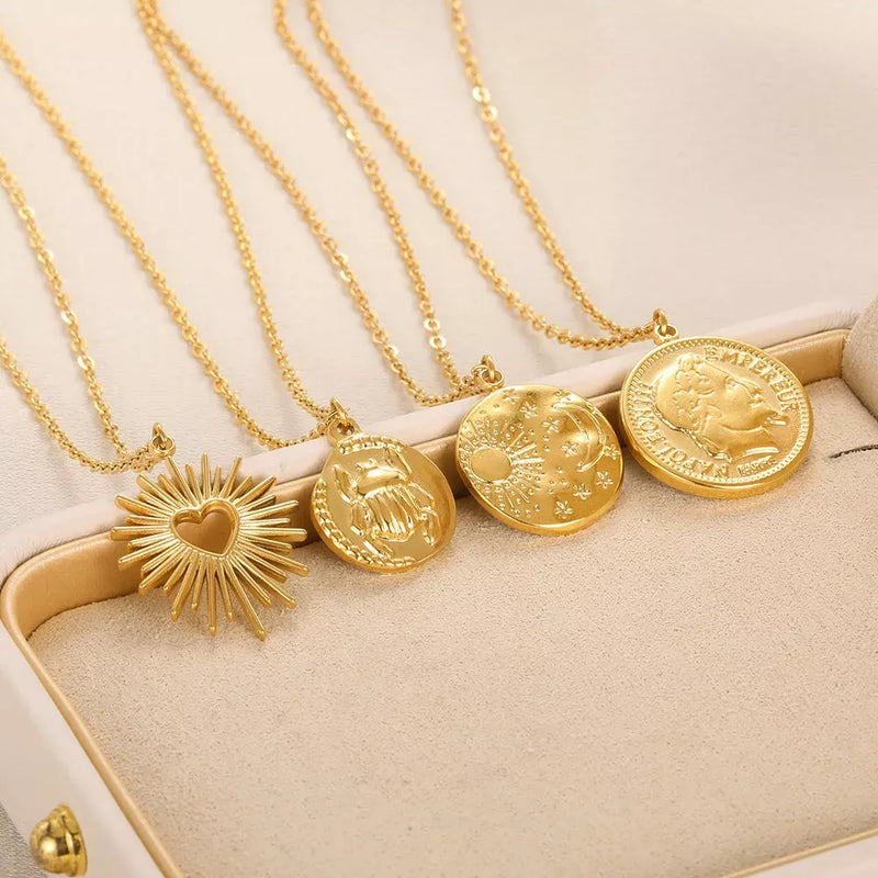 Stainless steel pendant necklaces - MRSLM