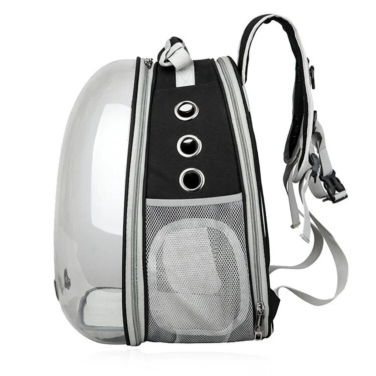 Expandable space capsule pet carrier backpack, view 15 - MRSLM