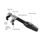 anti-theft steering wheel lock with alarm, view 5 - MRSLM