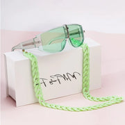 oversized steampunk shield sunglasses, view 8 - MRSLM