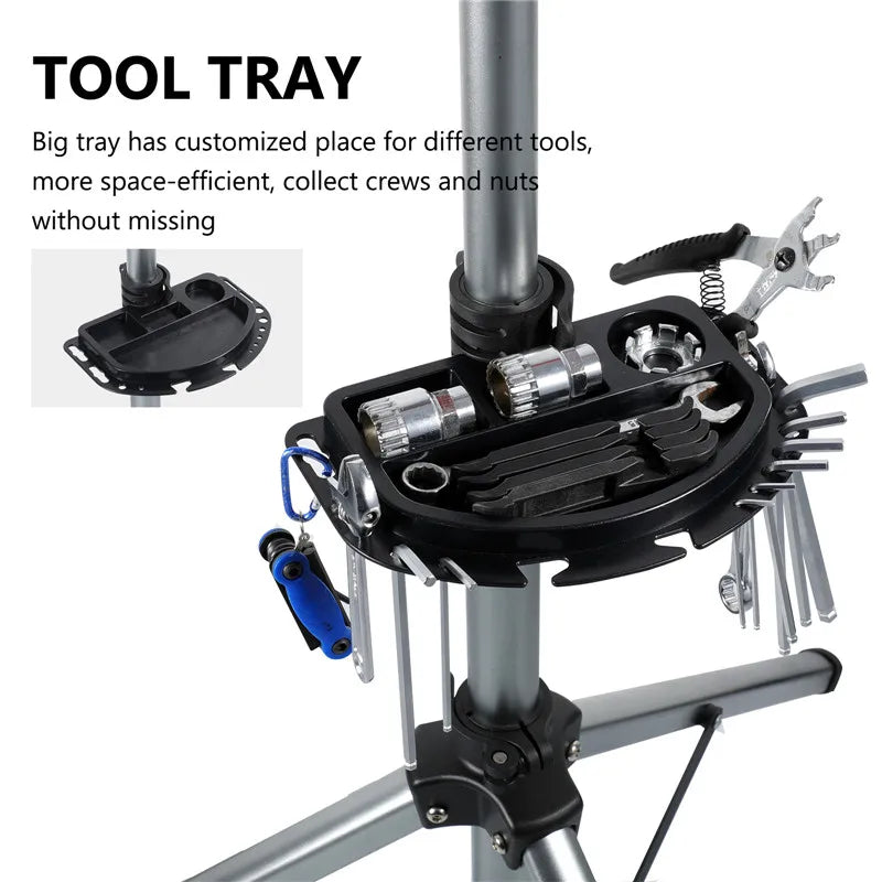 Adjustable bike repair stand, view 9 - MRSLM