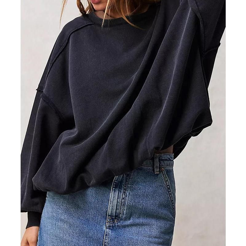 oversized long sleeve hoodie, view 3 - MRSLM