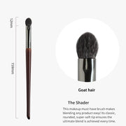 4pcs goat hair makeup brush set, view 6 - MRSLM