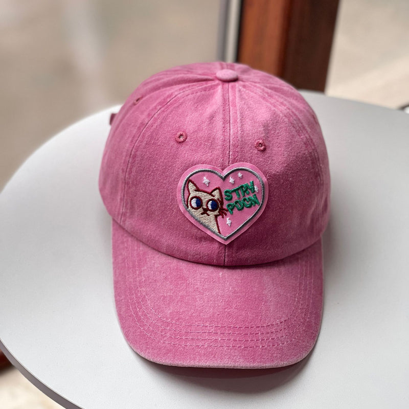 2 pack cartoon love baseball caps, view 5 - MRSLM