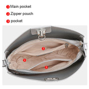 Cowhide square chain shoulder bag, view 6 - MRSLM