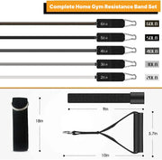 home gym resistance band set, view 10 - MRSLM