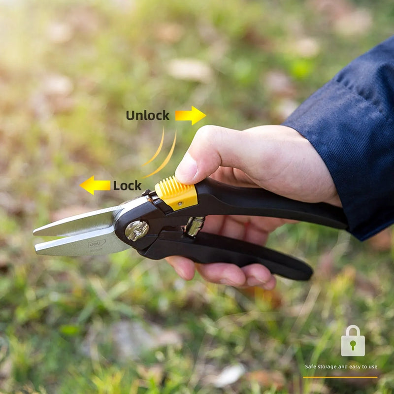 8-inch garden pruning shears, view 5 - MRSLM