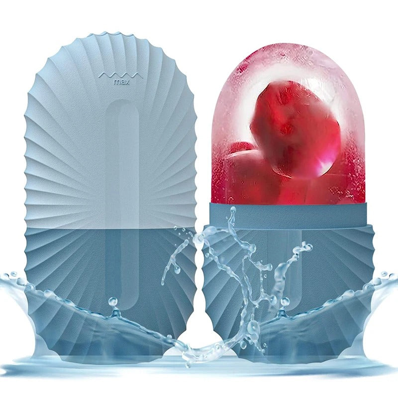 reusable silicone ice facial roller, view 4 - MRSLM