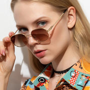 square gradient sunglasses, view 4 - MRSLM