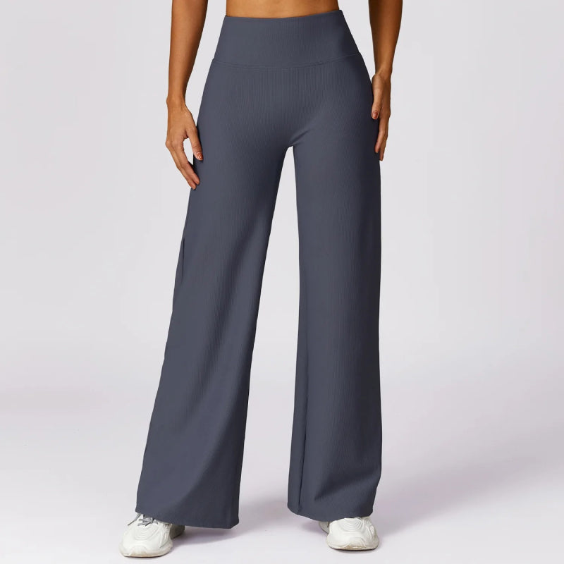 high waisted quick-dry flared yoga pants - MRSLM