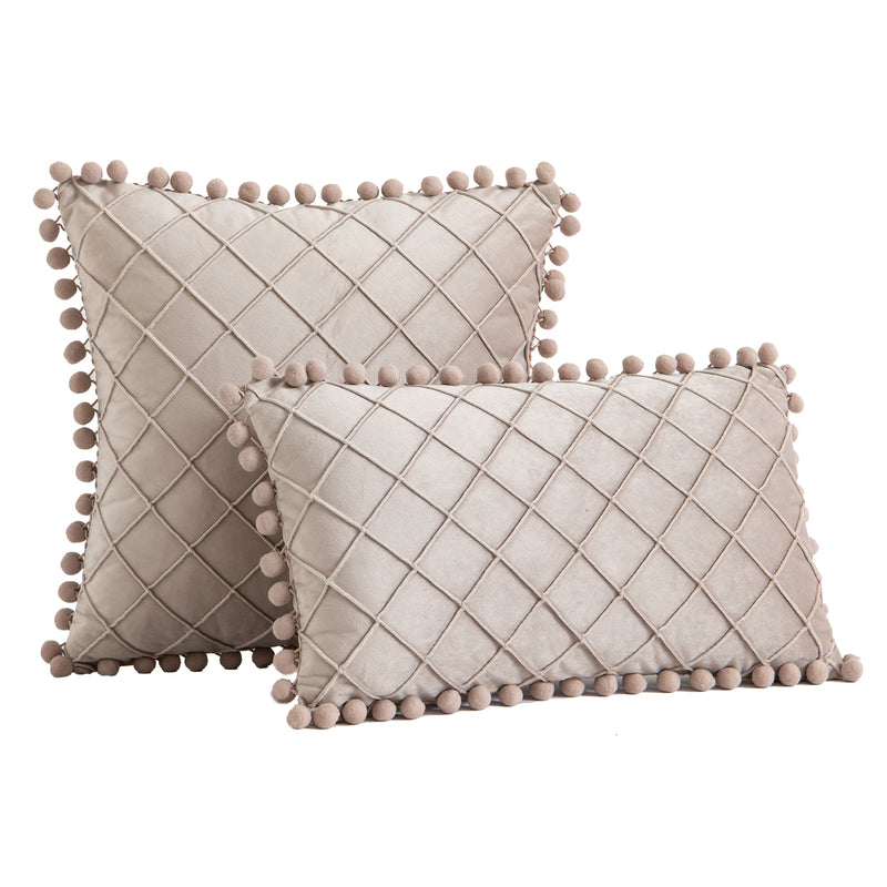 velvet plaid throw pillow covers, view 16 - MRSLM