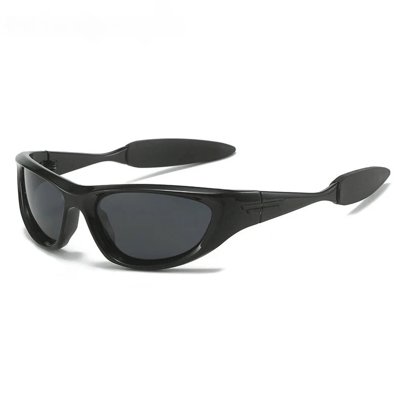 Polarized cat eye sports sunglasses, view 3 - MRSLM