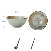 japanese ceramic ramen bowl, view 12 - MRSLM