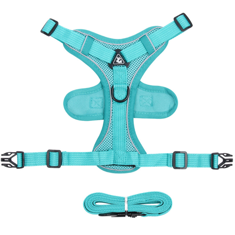 adjustable mesh cat harness and leash set, view 14 - MRSLM