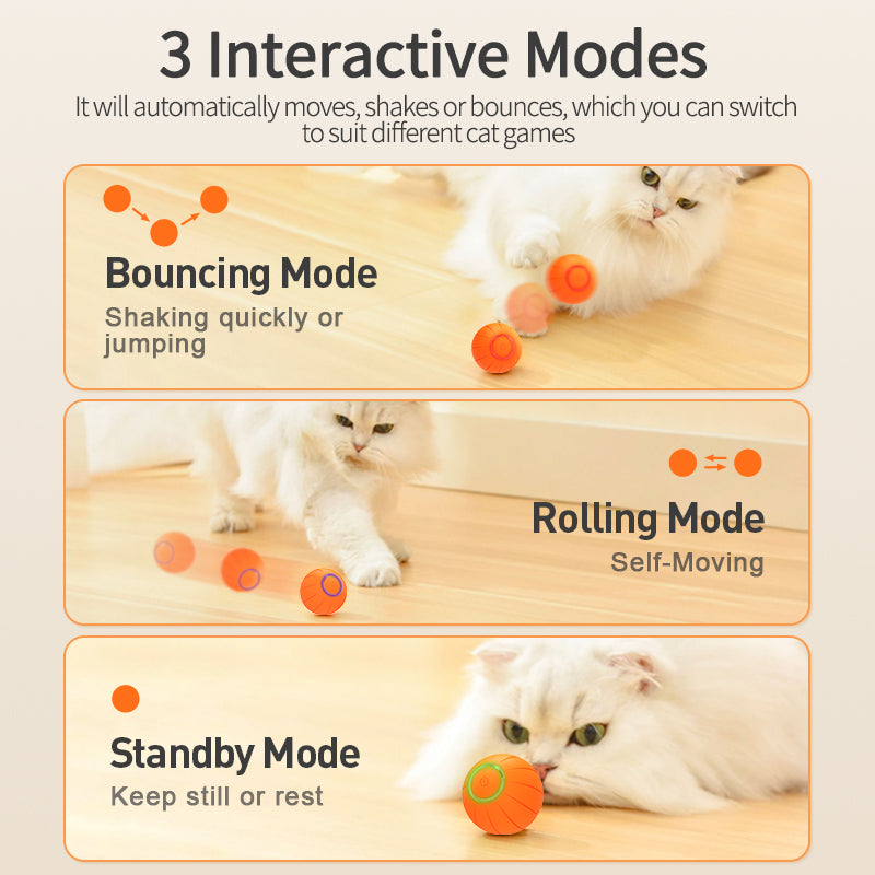 Smart interactive cat toy, view 5 - MRSLM