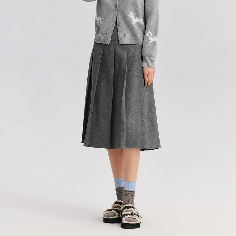 Women's pleated skirt, view 6 - MRSLM