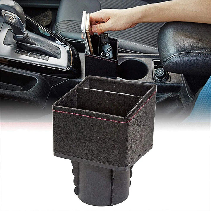 Luxury Leather Car Storage Box & Organizer