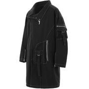 irregular trench coat, view 6 - MRSLM