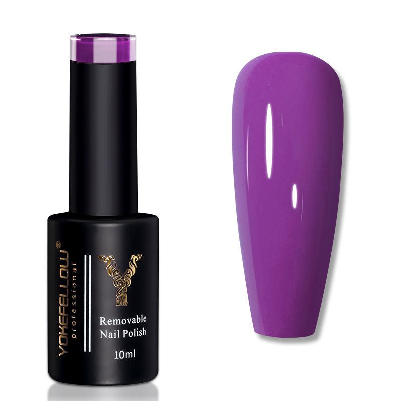 violet gel nail polish, view 2 - MRSLM