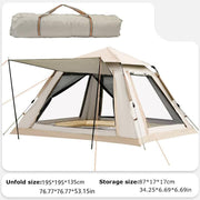 instant setup waterproof camping tent, view 3 - MRSLM