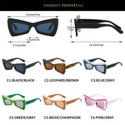 fashion cat eye sunglasses, view 13 - MRSLM