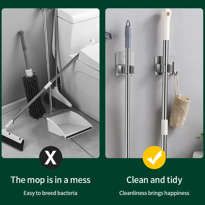 adhesive wall mop and broom holder, view 9 - MRSLM