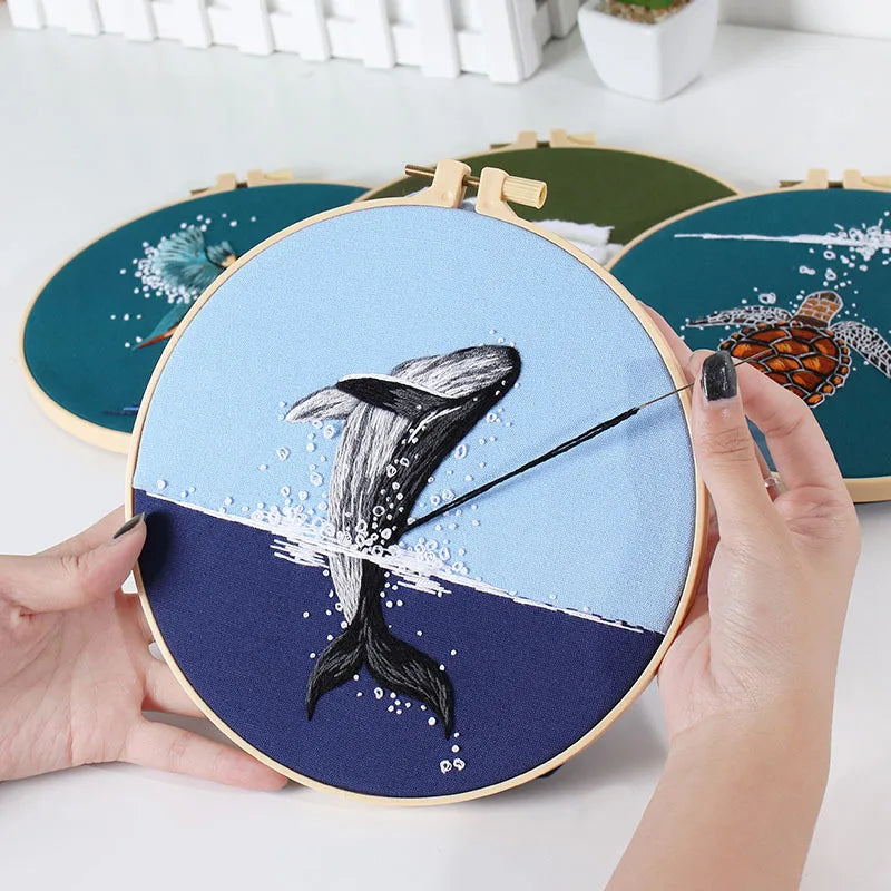 coastal embroidery starter kit, view 7 - MRSLM