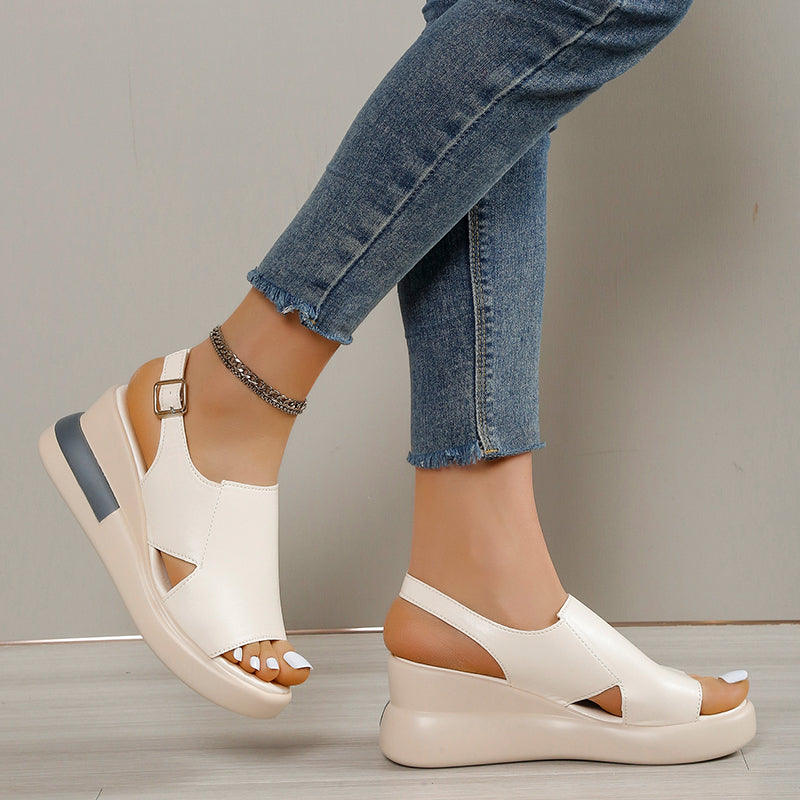 women's summer wedge sandals, view 5 - MRSLM