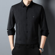 casual long sleeve plaid shirt, view 2 - MRSLM
