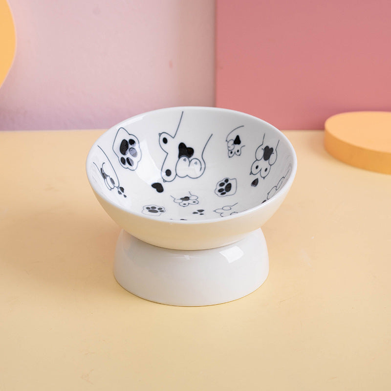 cartoon ceramic cat bowl, view 14 - MRSLM