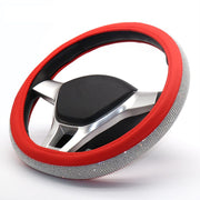 rhinestone steering wheel cover, view 2 - MRSLM